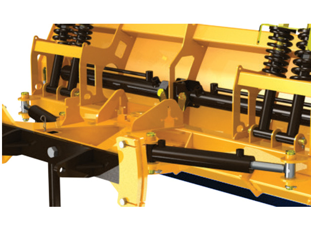 Structure arrière pour pelle de déneigement